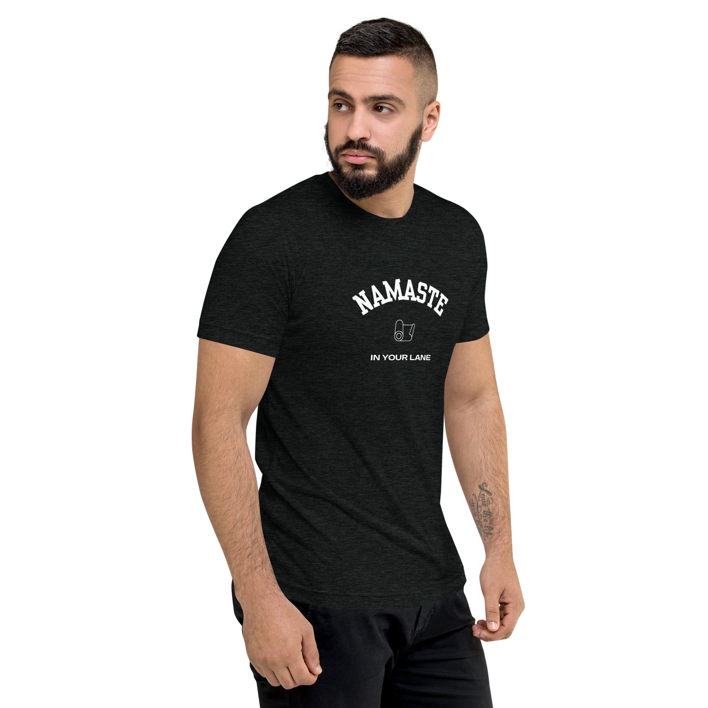 Namaste in Your Lane Short Sleeve Men's T-Shirt and Pump Cover
