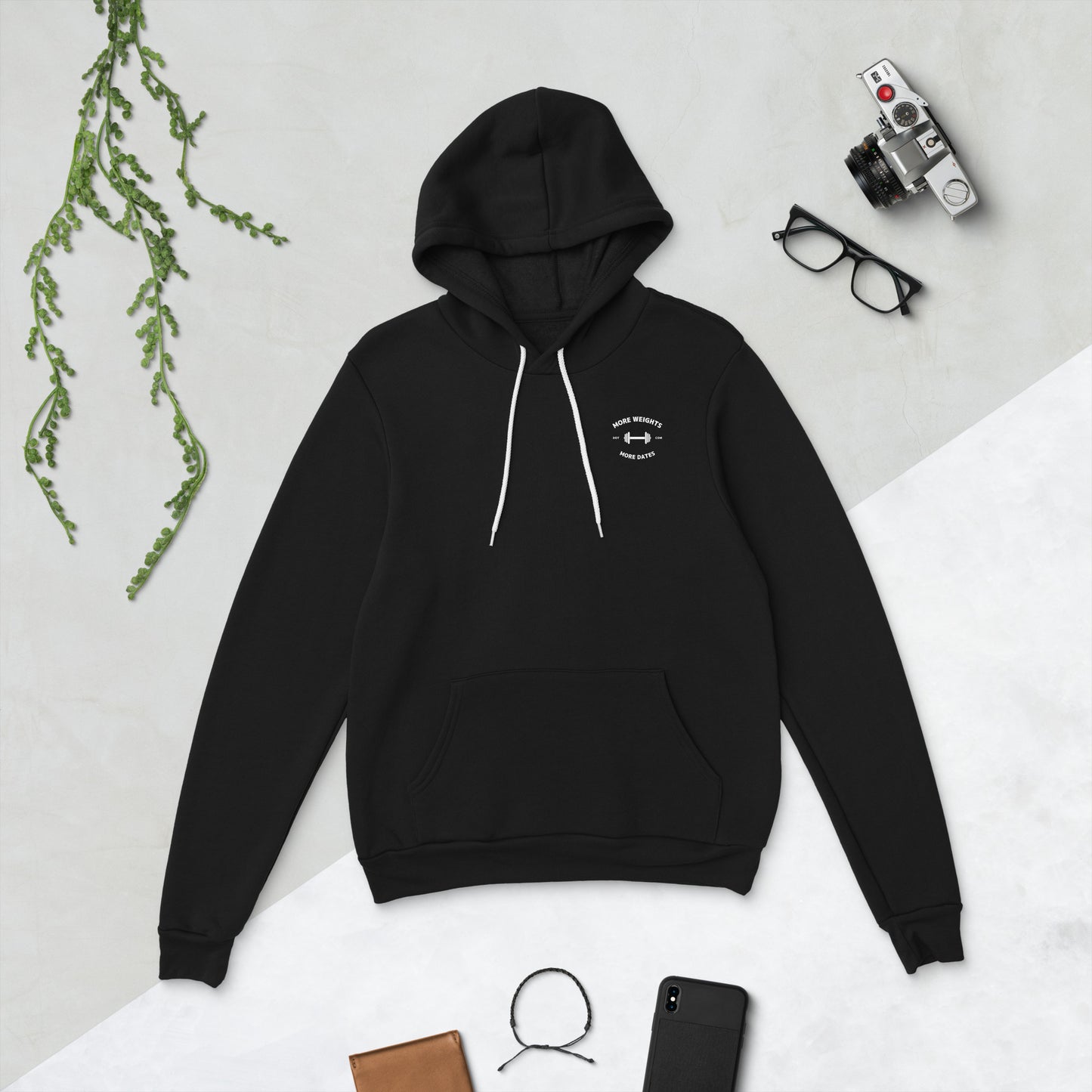 Send Glutes - More Weights More Dates Unisex Hoodie
