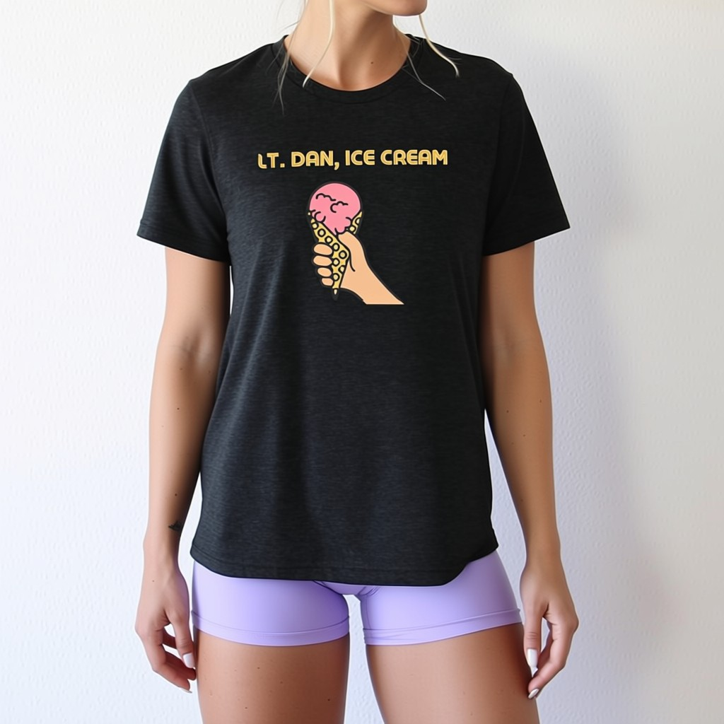Lieutenant Dan Ice Cream Short Sleeve T-Shirt
