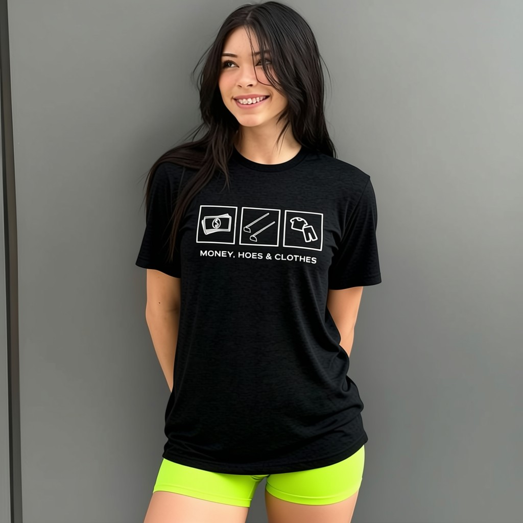 Money, Hoes & Clothes Short sleeve T-Shirt