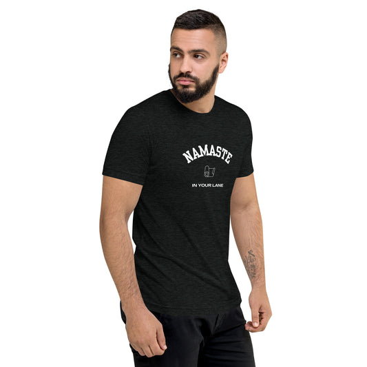 Namaste in Your Lane Short Sleeve Men's T-Shirt and Pump Cover