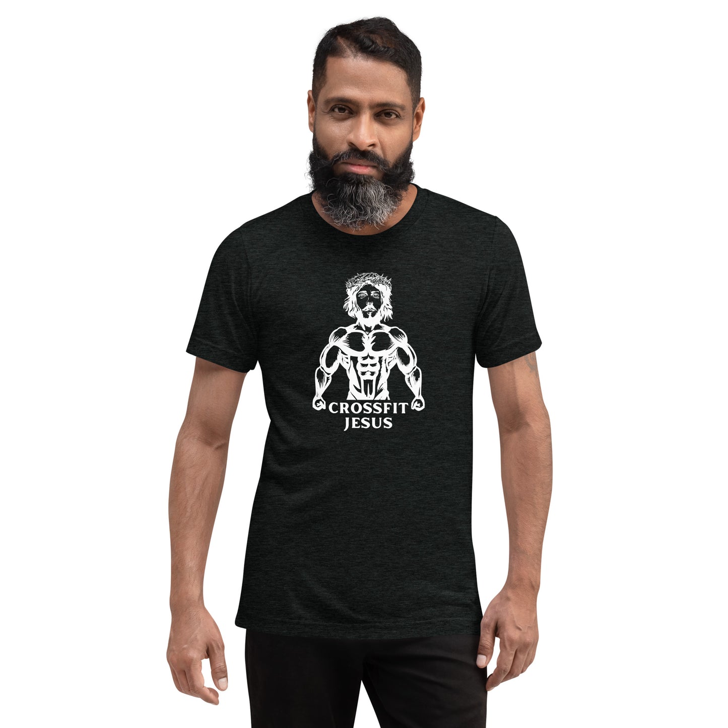 Crossfit Jesus Men's Tri-Blend T-Shirt