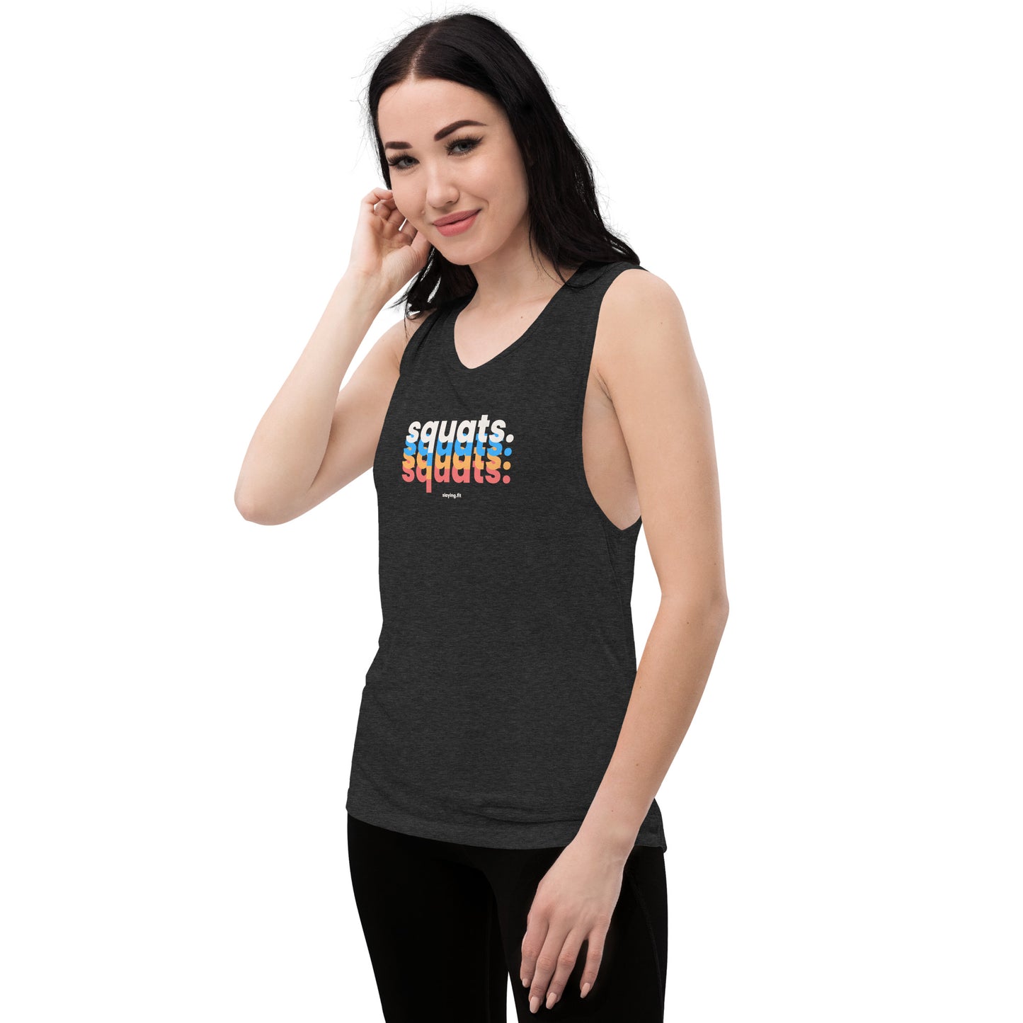 Squats Ladies’ Muscle Tank