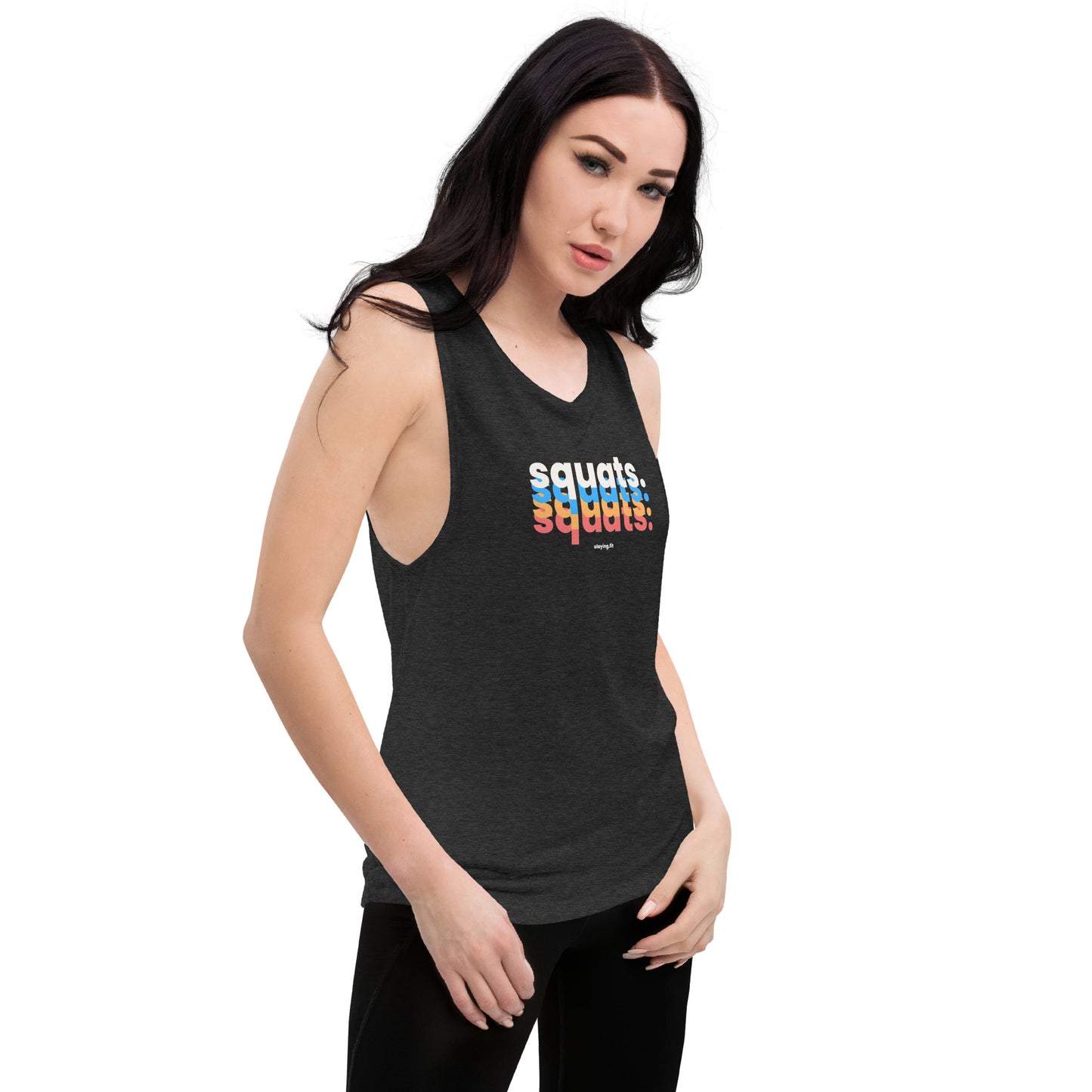 Squats Ladies’ Muscle Tank